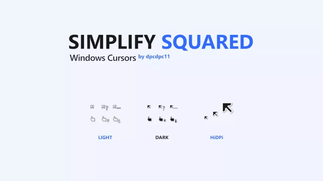 Курсоры Simplify Squared