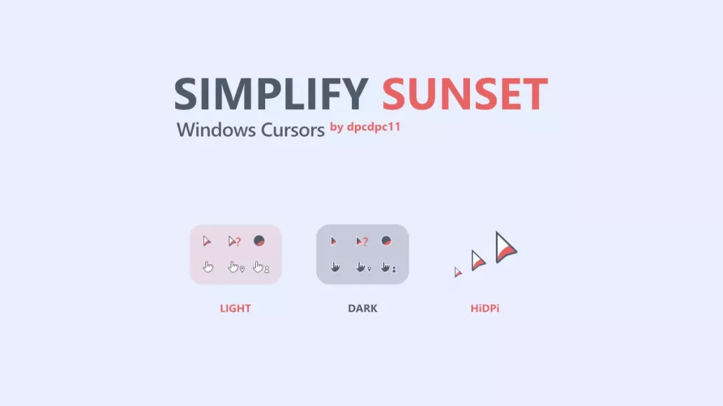 Курсоры Simplify Sunset