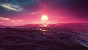 Ocean Sunset Ambience by Visualdon